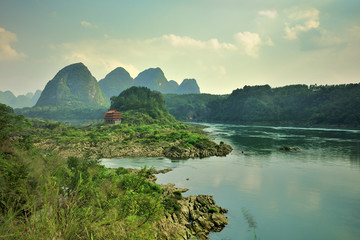 红水河三岛湾景观