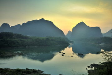 红水河三岛湾景观