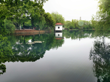 苏州春季湖景