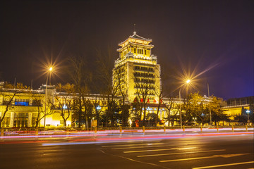 北京民族文化宫夜景