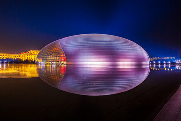 中国国家大剧院夜景