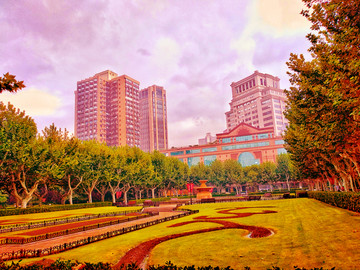 上海复兴公园风景
