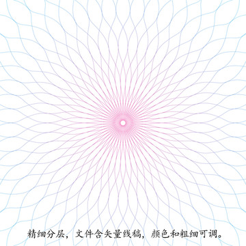 放射花形紋理紋路