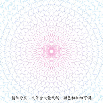 放射花形紋理紋路