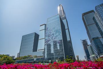深圳现代建筑摩天大楼