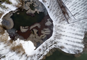 雪后的古黄河公园