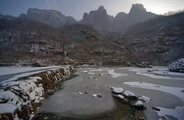 冰雪奇观河南云台山