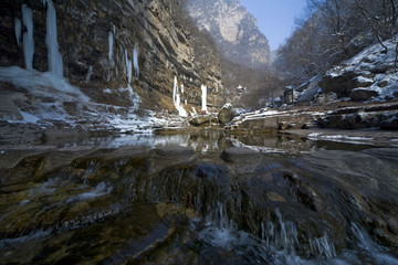 冰雪奇观河南云台山