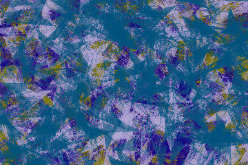 蓝色花纹抽象背景底纹