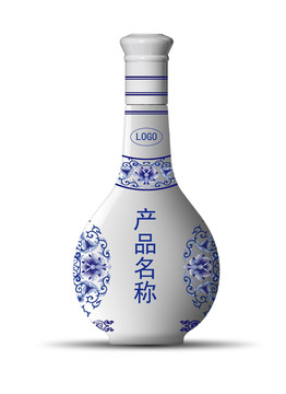 青花陶瓷瓶