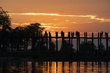 百年乌本桥缅甸