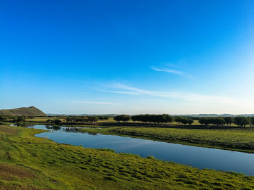 根河湿地河流