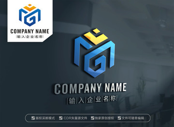 MG字母標志GM字母標志