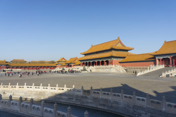 北京故宫博物院太和门广场