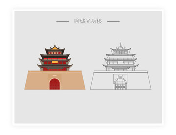 聊城光岳樓