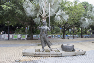 渔家阿哥雕像