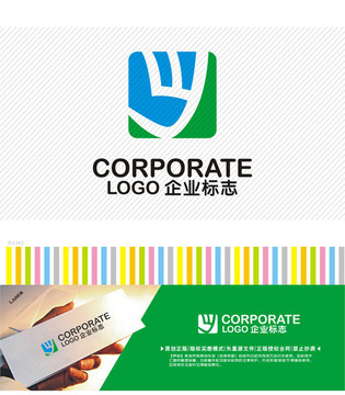 YW字母logo