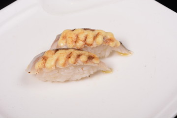 火焰醋青鱼寿司
