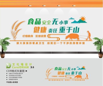 食堂文化墻