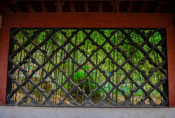 景观园林窗