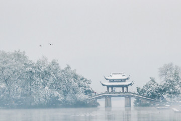 画意雪景