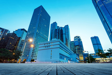 香港建筑夜景