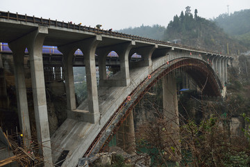 三游洞景区拱桥
