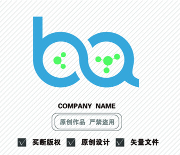 BA字母設(shè)計(jì)生物