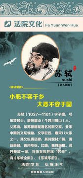 法制名人蘇軾