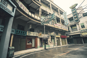 香港街道店铺招牌