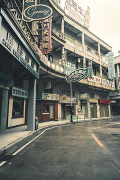 香港街道店铺招牌