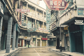 香港街道店铺招牌