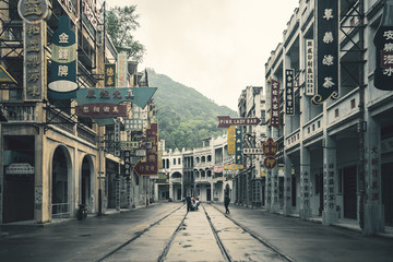 香港街道店铺招牌