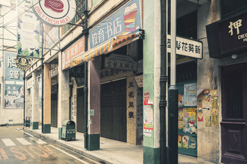 香港老建筑街景