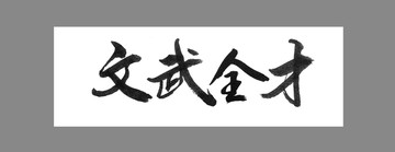文武全才