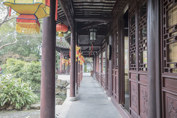 中式古典门廊