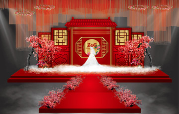 紅色中式婚禮
