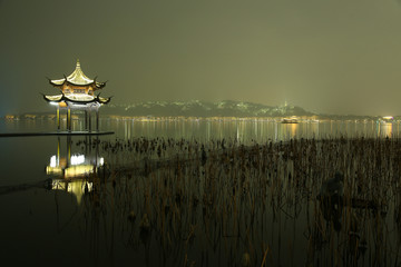 西湖夜景