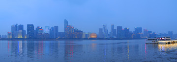 杭州钱江新城全景图