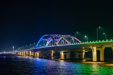 汕头东海岸大桥夜景