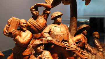越南战争题材雕塑