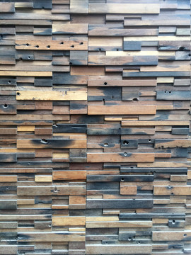 方块木砖墙