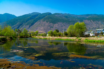 云南大理洱海风光苍山洱海素材