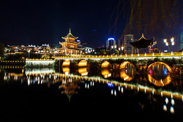 贵州贵阳甲秀楼夜景