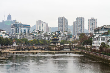 贵州贵阳甲秀楼风光