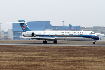 中国南方航空麦道MD90飞机