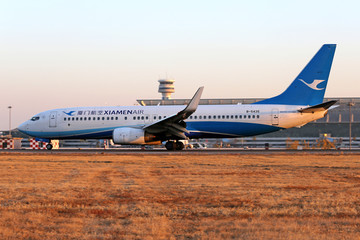 厦门航空公司飞机