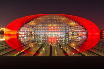 中国国家大剧院夜景