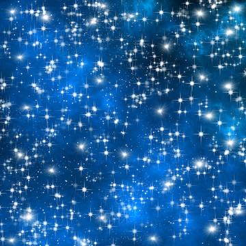 藍(lán)色星空裝飾畫(huà)