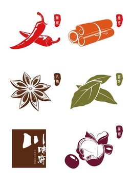 調(diào)味品矢量圖案